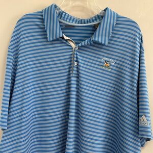 LIKE NEW Men's ADIDAS Whitetail Golf Club Short Sleeve Dri-Fit Golf Polo - 2XL